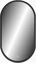 Зеркало с подсветкой Continent Prime Black Led 45 чёрный ЗЛП1099 Зеркало с подсветкой Continent Prime Black Led 45 чёрный ЗЛП1099