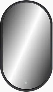 Зеркало с подсветкой Continent Prime Black Led 45 чёрный ЗЛП1099, 1