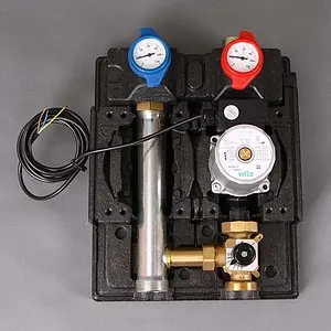 Насосный модуль с 3-х ходовым смесительным клапаном 1½&quot;н х 1&quot;в WATTS HKM25 10026636 с насосом Wilo Star RS 25/6 180, 3
