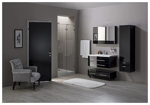 Тумба подкатная Aquanet Верона 100 чёрный 00175402