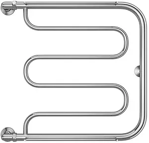 Полотенцесушитель водяной Terminus Фокстрот 1&quot; БШ 600х600 полированная сталь 4620768881107, 3