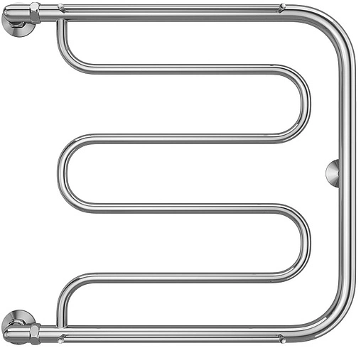 Полотенцесушитель водяной Terminus Фокстрот 1&quot; БШ 600х600 полированная сталь 4620768881107