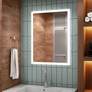 Зеркало с подсветкой Continent Sevilla Led 80x90 белый ЗЛП549, 5