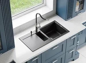 Мойка кухонная Omoikiri Sakaime 86-2-PL платина 4993203, 4