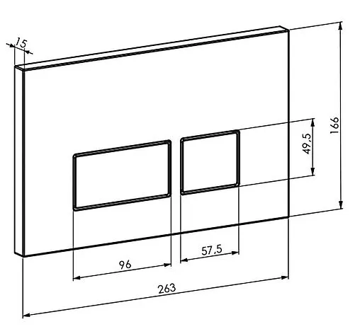 Клавиша смыва для унитаза Toni Arti Noche TA-0046 бронза Клавиша смыва для унитаза Toni Arti Noche TA-0046 бронза