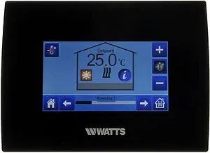 Панель управления WATTS BT-CT02-RF WiFi NOIR GT черный 10079031, 1