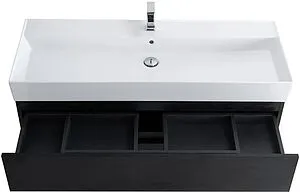 Тумба-умывальник подвесная Cezares Molveno 46 120 Nero MOLVENO 46-120-2C-SO-NR+CZR-MIL-120-LVB Тумба-умывальник подвесная Cezares Molveno 46 120 Nero MOLVENO 46-120-2C-SO-NR+CZR-MIL-120-LVB, 4