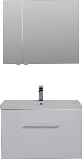 Шкаф-зеркало Aquanet Порто 80 R белый 00195728