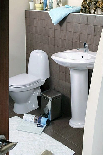 Унитаз-компакт Sanita Виктория Стандарт белый WC.CC/Victoria/1-P/WHT.G/S1