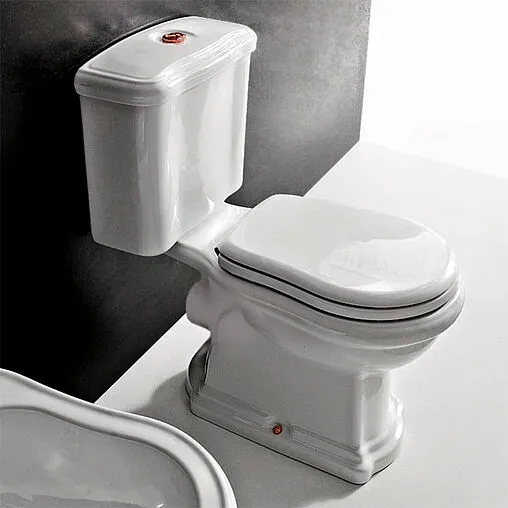 Унитаз-компакт Kerasan Retro белый 101301+108101