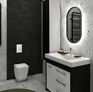 Зеркало с подсветкой Continent Prime Black Led 45 чёрный ЗЛП1099, 2