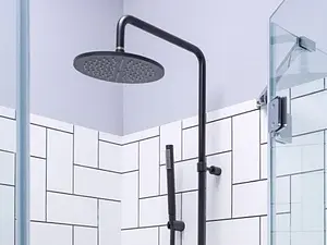 Душевая система с термостатом для душа Paffoni Birillo чёрный матовый ZCOL684LIQNO Душевая система с термостатом для душа Paffoni Birillo чёрный матовый ZCOL684LIQNO, 4