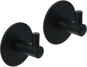 Крючок 2шт Fixsen Equipment чёрный матовый FX-558A Крючок 2шт Fixsen Equipment чёрный матовый FX-558A, 1