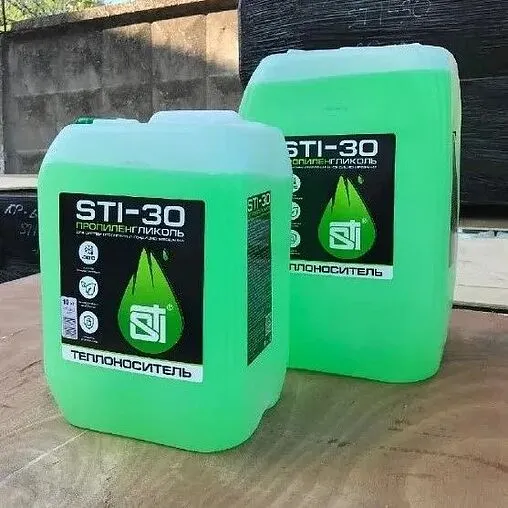 Теплоноситель (Антифриз) пропиленгликоль STI ЭКО -30 10кг