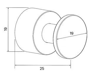 Крючок 4шт IDDIS Optima Home хром HOK4SC0i41 Крючок 4шт IDDIS Optima Home хром HOK4SC0i41, 2