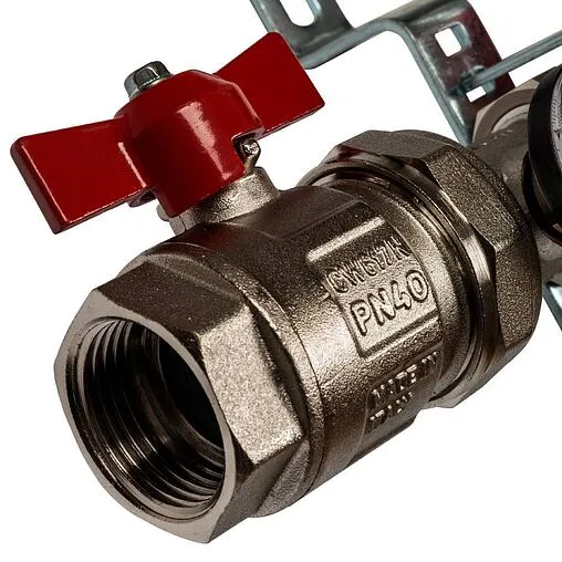 Группа коллекторная с расходомерами 8 отводов 1&quot;в/в x ¾&quot;ек Stout SMS 0907 000008