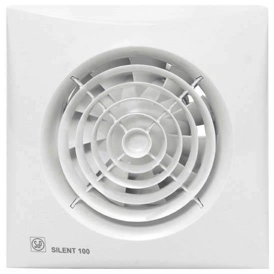 Вентилятор вытяжной D=100мм белый Soler &amp; Palau Silent-100CRZ