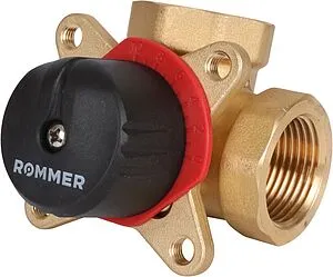 Трехходовой смесительный клапан 1&quot; Kvs 10.0 Rommer RVM-0003-010025, 1