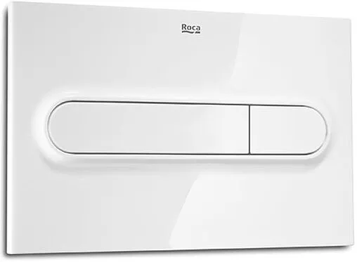Клавиша смыва для унитаза Roca Duplo One PL-1 890195000 белый глянцевый