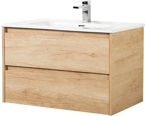 Тумба под умывальник подвесная BelBagno KRAFT 90 Rovere Nebrasca Nature KRAFT-900-2C-SO-RNN
