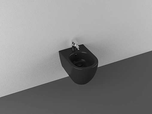 Биде подвесное ISVEA Infinity черный матовый 10NF41001-2N