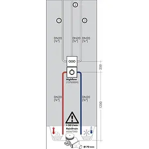 Вентиль переключающий на 3 потребителя Hansgrohe ShowerSelect S хром 15745000, 4