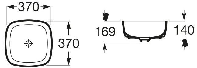 Раковина Roca Inspira 37 белый 327502000