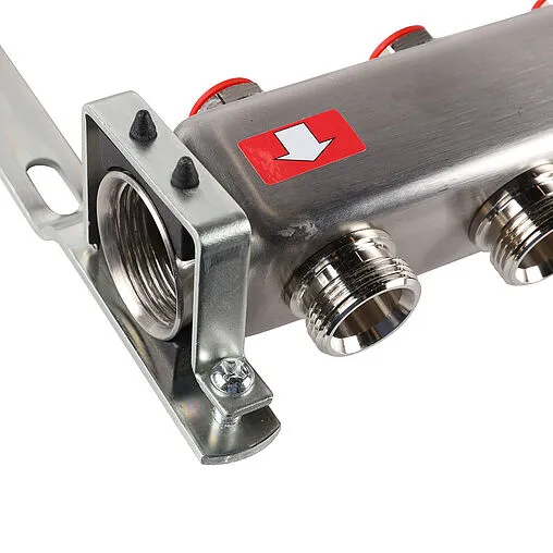 Группа коллекторная без расходомеров 12 отводов 1&quot;в/в x ¾&quot;ек Rommer RMS-3201-000012