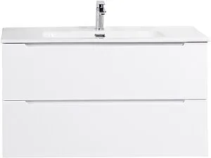 Тумба-умывальник подвесная BelBagno ETNA 100 Bianco Lucido ETNA-1000-2C-SO-BL-P+ Тумба-умывальник подвесная BelBagno ETNA 100 Bianco Lucido ETNA-1000-2C-SO-BL-P+, 1