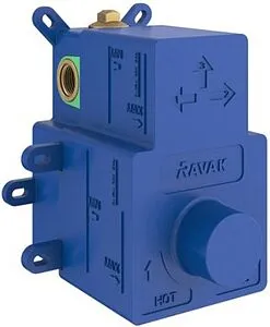 Скрытая часть смесителя для 3 потребителей Ravak R-box Vertical O2/O3 RB 07F.50 X070235 Скрытая часть смесителя для 3 потребителей Ravak R-box Vertical O2/O3 RB 07F.50 X070235, 3