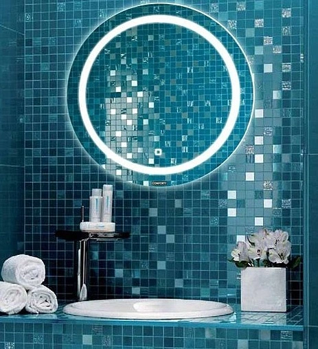 Зеркало с подсветкой Comforty Круг 75 00004140525CF