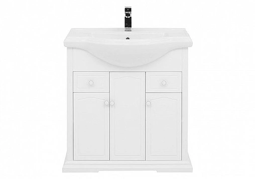 Тумба под умывальник напольная Aquanet Классик 80 белый 00200883