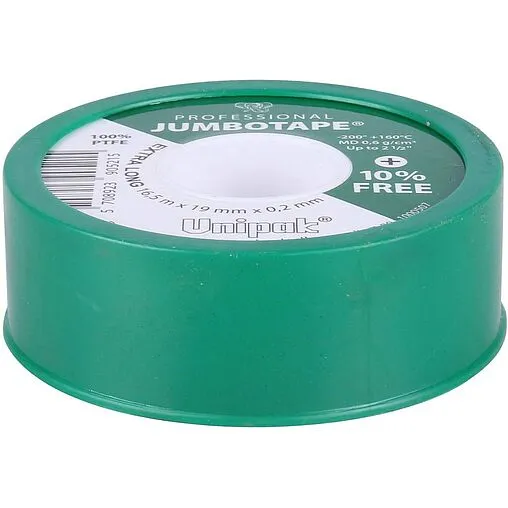 Лента ФУМ 19 x 0.2мм x 16,5м Unipak Jumbotape Prof 1000507