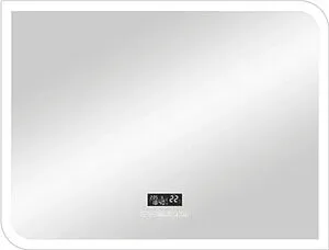 Зеркало с подсветкой Continent Fantasy Led 80x60 с музыкальным блоком, с подогревом белый ЗЛП2250, 1