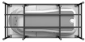 Ванна акриловая Radomir Парма-дона 180х85 L 1-01-0-1-1-035 Ванна акриловая Radomir Парма-дона 180х85 L 1-01-0-1-1-035, 3