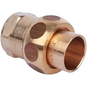 Американка пайка прямая переходная (коническое уплотнение) 22мм x ½"в Sanha 4340g 143402212 Американка пайка прямая переходная (коническое уплотнение) 22мм x ½"в Sanha 4340g 143402212, 2