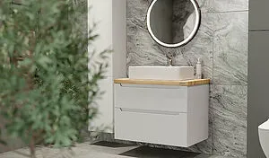 Тумба под умывальник подвесная Jorno Wood 80 белый wood.01.80/P/W Тумба под умывальник подвесная Jorno Wood 80 белый wood.01.80/P/W, 5