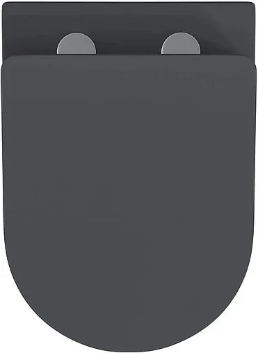 Унитаз подвесной безободковый Hansmann keramik Round Dark Grey темно-серый УНИ0020