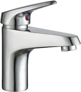 Смеситель для раковины Aquanet Round Handle хром SD90703, 1