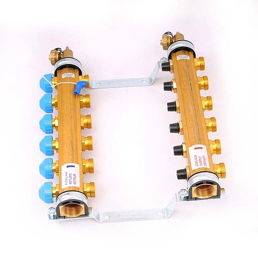 Группа коллекторная без расходомеров 6 отводов 1&quot;в/в x ¾&quot;ек Watts HKV 10004180