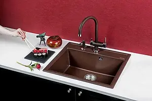 Мойка кухонная Omoikiri Daisen 60-BL черный 4993622 Мойка кухонная Omoikiri Daisen 60-BL черный 4993622, 3