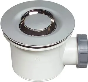 Сифон для душевого поддона Wirquin Tourbillon хром 30718760, 1