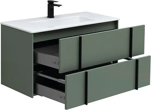 Тумба под умывальник подвесная Allen Brau Reality 90 олива 1.32006.CGM