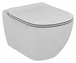 Крышка-сиденье для унитаза с микролифтом Ideal Standard Tesi белый T352701 Крышка-сиденье для унитаза с микролифтом Ideal Standard Tesi белый T352701, 2