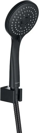 Душевой набор Aquatek Вега чёрный матовый AQ2010MB