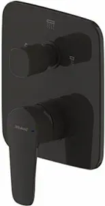 Смеситель для ванны скрытого монтажа Bravat Source чёрный матовый PB8173218BW-3-ENG Смеситель для ванны скрытого монтажа Bravat Source чёрный матовый PB8173218BW-3-ENG, 1