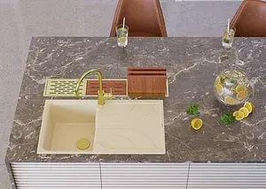 Мойка кухонная Omoikiri Yasugata 86-CH шампань 4993873, 4
