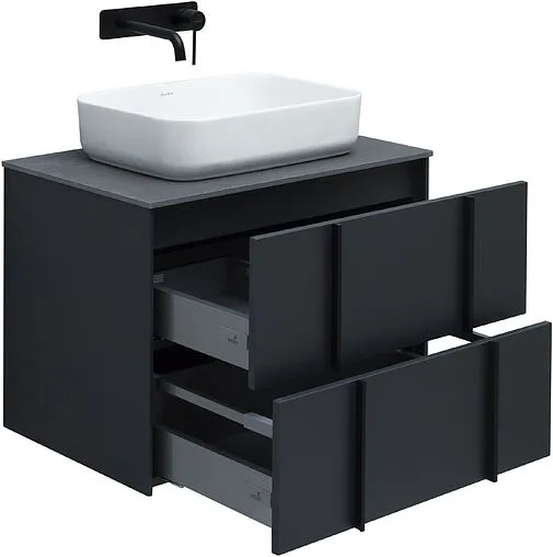 Тумба-умывальник подвесной Allen Brau Reality 70 антрацит 1.32004.AM+