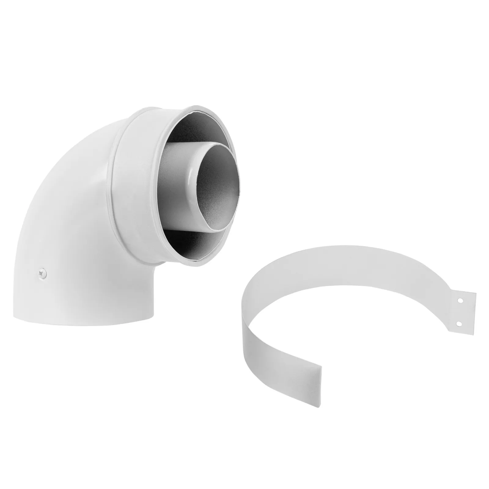 Колено для дымохода Ø 60/100мм ∠ 90° (Al) Royal Thermo RTF07.050