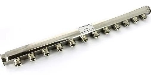 Коллектор распределительный проходной 12 отводов 1&quot;в/в x ¾&quot;ек Uni-fitt 430I4312